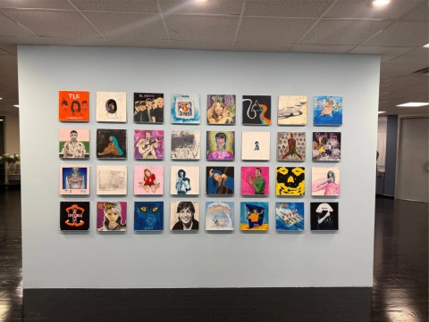 Mana Contemporary reMastered - Autobiographical wall